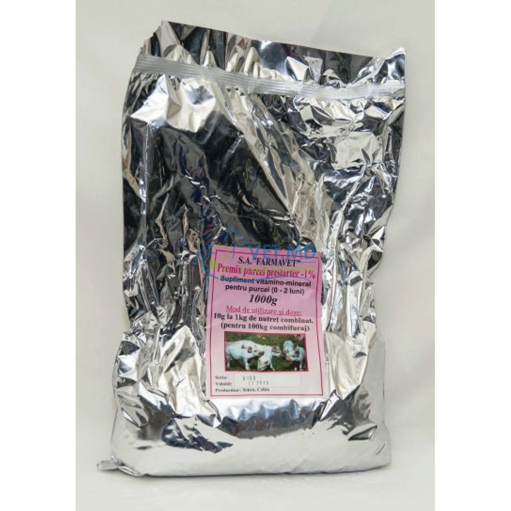 PREMIX Purcei ( 0-2luni ) 1% 1000 g